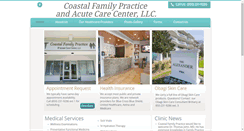 Desktop Screenshot of coastalfamilypractice.net